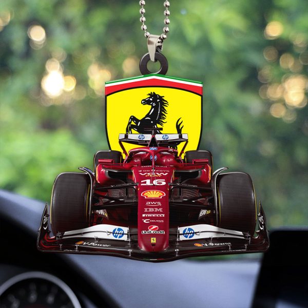 Scuderia Ferrari Custom Shape 2-sided Acrylic Car Ornament – HOATT 9002