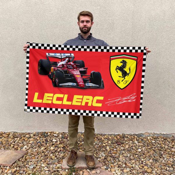 Scuderia Ferrari x Charles Leclerc 3D House Flag - HOATT 9286