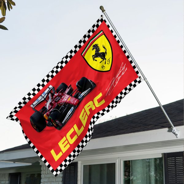 Scuderia Ferrari x Charles Leclerc 3D House Flag - HOATT 9286