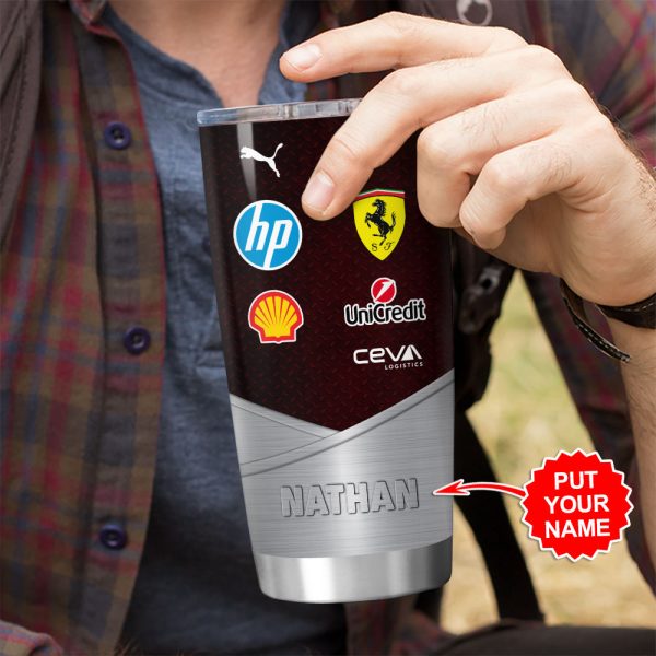 Personalized Scuderia Ferrari Tumbler Cup - HOATT 9001