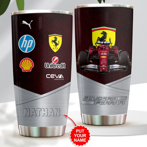 Personalized Scuderia Ferrari Tumbler Cup - HOATT 9001