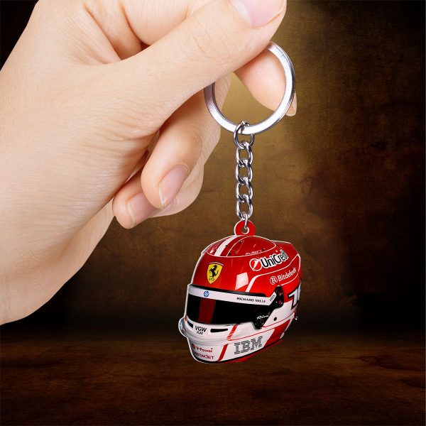 Scuderia Ferrari x Charles Leclerc Custom Shape 2-sided Keychain – HOATT 9147