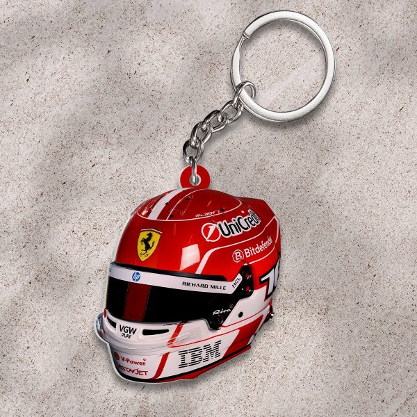 Scuderia Ferrari x Charles Leclerc Custom Shape 2-sided Keychain – HOATT 9147