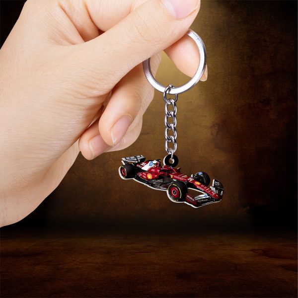 Scuderia Ferrari x Charles Leclerc Custom Shape 2-sided Keychain – HOATT 9153