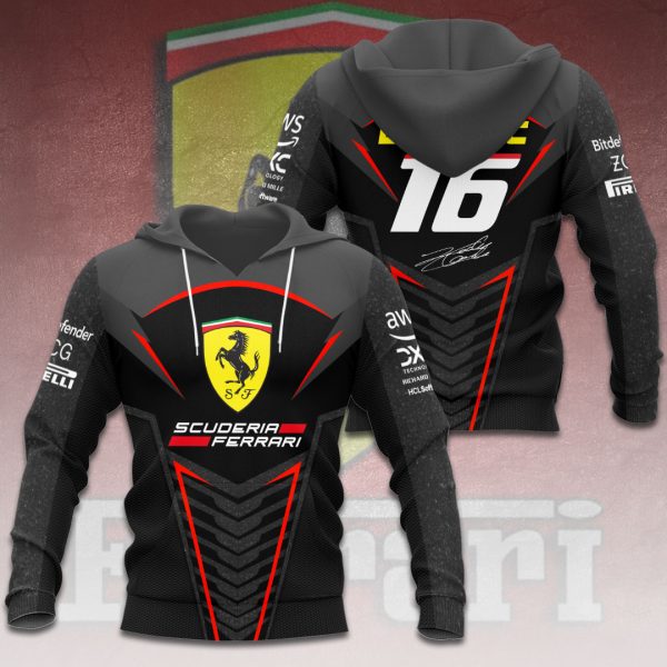 Scuderia Ferrari x Charles Leclerc 3D Apparel – HOATT 9436