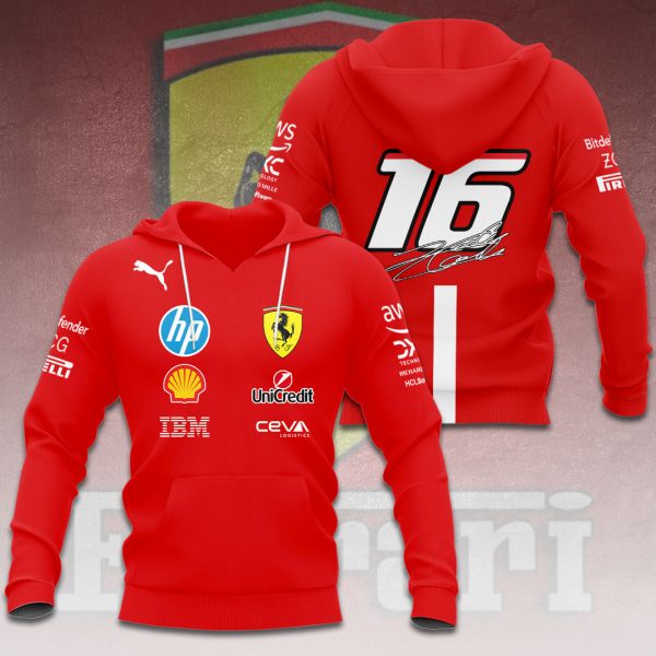 Scuderia Ferrari x Charles Leclerc 3D Apparel – HOATT 9440