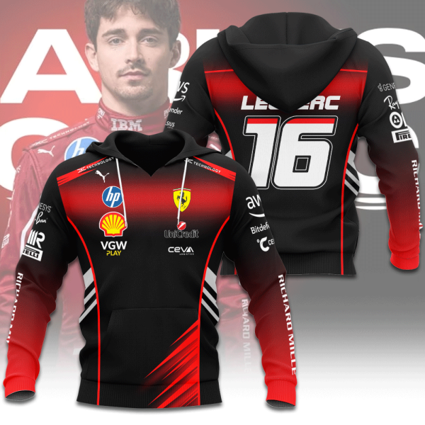 Scuderia Ferrari x Charles Leclerc 3D Apparel – ANHNV 9324