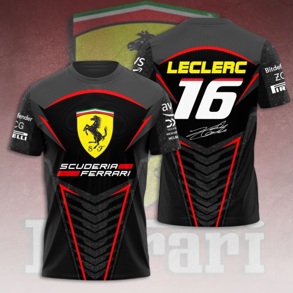 Scuderia Ferrari x Charles Leclerc 3D Apparel – HOATT 9436