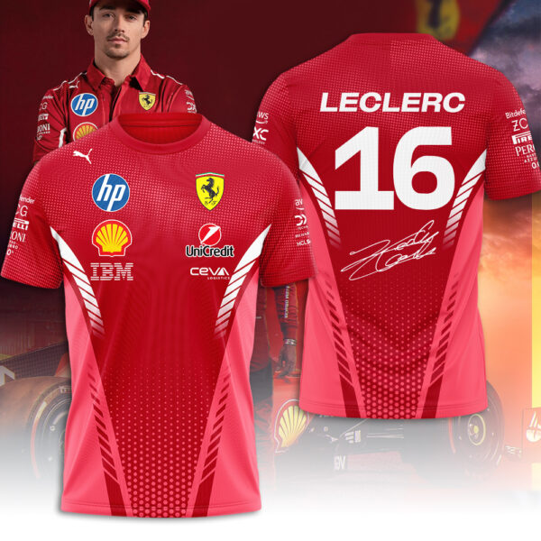 Scuderia Ferrari x Charles Leclerc 3D Apparel – MAITM 10365