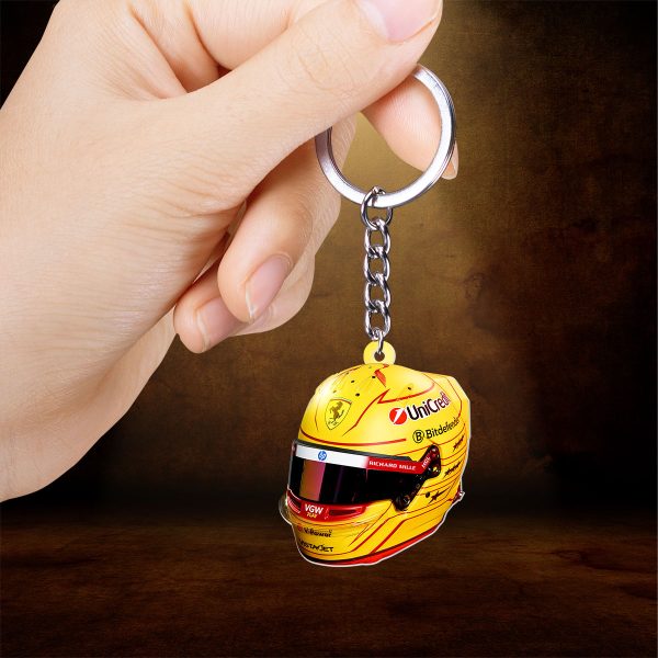 Scuderia Ferrari x Lewis Hamilton Custom Shape 2-sided Keychain – HOATT 9146