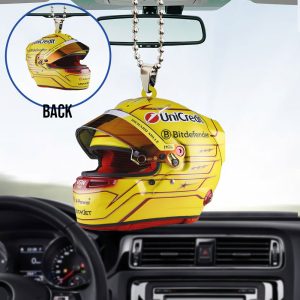 Scuderia Ferrari x Lewis Hamilton Custom Shape 2-sided Acrylic Car Ornament – TANTN 11420