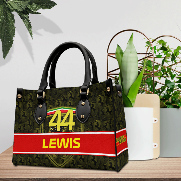 Scuderia Ferrari x Lewis Hamilton Leather HandBag - ANHNV 6222