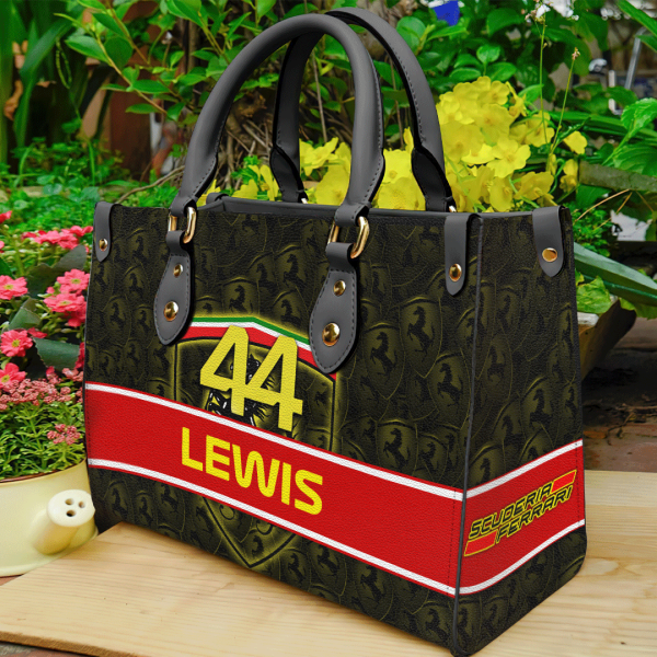 Scuderia Ferrari x Lewis Hamilton Leather HandBag - ANHNV 6222