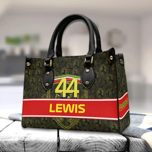 Scuderia Ferrari x Lewis Hamilton Leather HandBag - ANHNV 6222