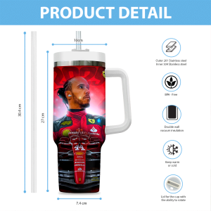 Scuderia Ferrari x Lewis Hamilton 40oz Stanley Tumbler - ANHNV 6226