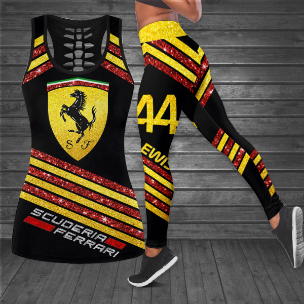 Scuderia Ferrari x Lewis Hamilton Hollow Tank Top Leggings - ANHNV 6196