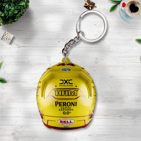Scuderia Ferrari x Lewis Hamilton Custom Shape 2-sided Keychain – TANTN 11419