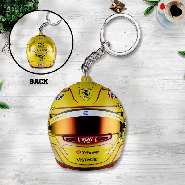 Scuderia Ferrari x Lewis Hamilton Custom Shape 2-sided Keychain – TANTN 11419