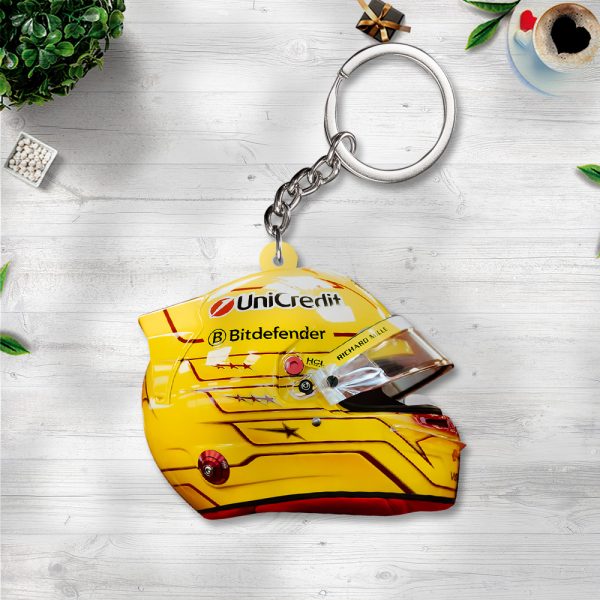 Scuderia Ferrari x Lewis Hamilton Custom Shape 2-sided Keychain – TANTN 11417