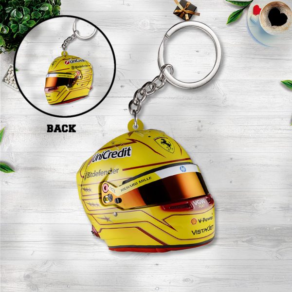 Scuderia Ferrari x Lewis Hamilton Custom Shape 2-sided Keychain – TANTN 11418