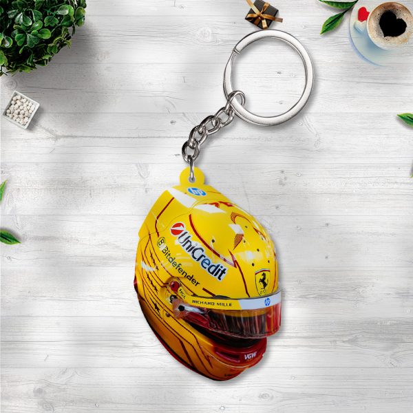 Scuderia Ferrari x Lewis Hamilton Custom Shape 2-sided Keychain – TANTN 11416