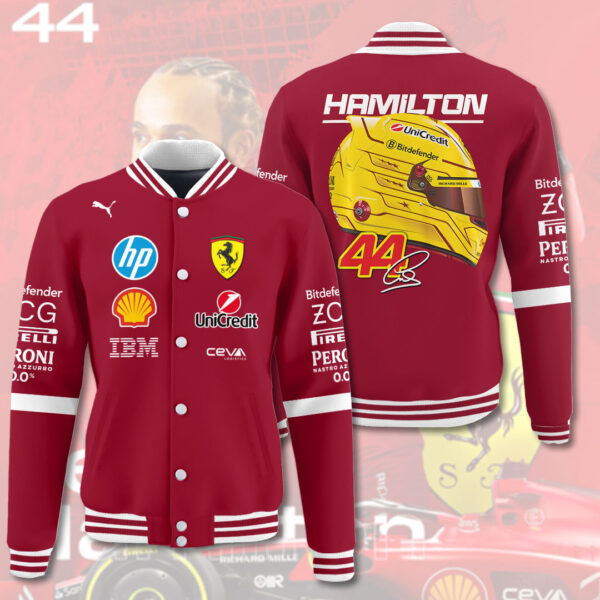 Scuderia Ferrari x Lewis Hamilton Varsity Jacket - HOATT 9565