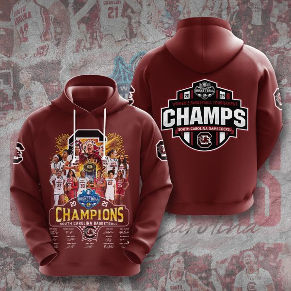 South Carolina Gamecocks Women's Basketball 3D Apparel - TANTN 11391