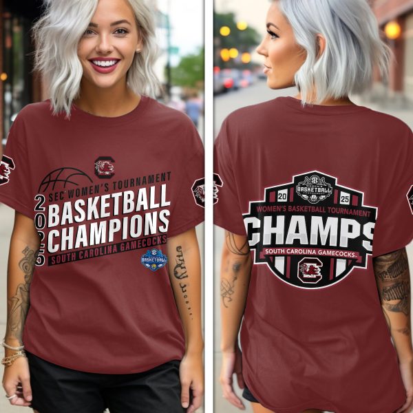 South Carolina Gamecocks Women's Basketball 3D Apparel - TANTN 11405