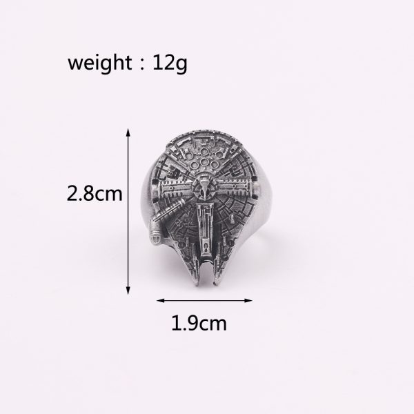 Star Wars Millennium Falcon Spaceship Ring - MAITM DROP062