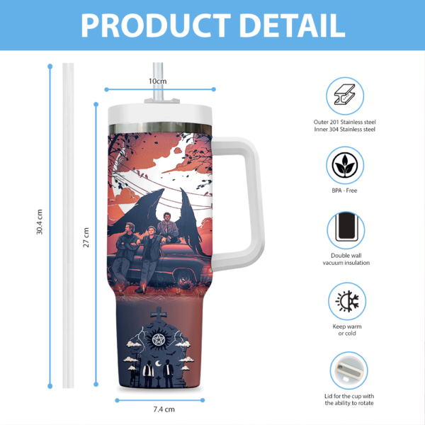 Supernatural 40oz Stanley Tumbler - ANHNV 9422