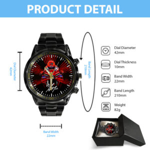 Ducati Lenovo Team x Marc Marquez Black Stainless Steel Watch - TANTN 11761