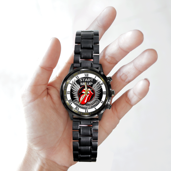 The Rolling Stones Black Stainless Steel Watch - ANHNV 6255