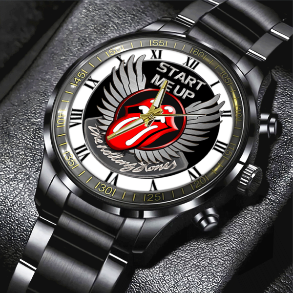 The Rolling Stones Black Stainless Steel Watch - ANHNV 6255