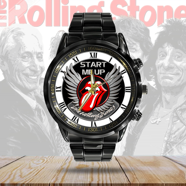 The Rolling Stones Black Stainless Steel Watch - ANHNV 6255