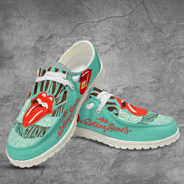 The Rolling Stones Custom Hey Dude Shoes - ANHNV 9449