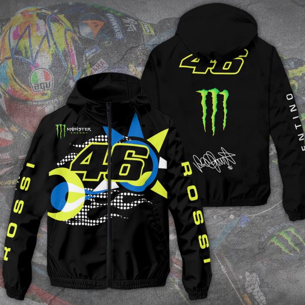 Valentino Rossi 3D Windbreaker Jacket - TANTN 11617