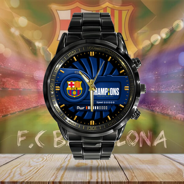 FC Barcelona Black Stainless Steel Watch - MAITM 10857