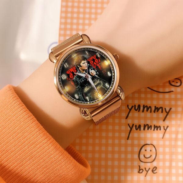 Elvis Presley Mesh Strap Quartz Watch - MAITM 10599