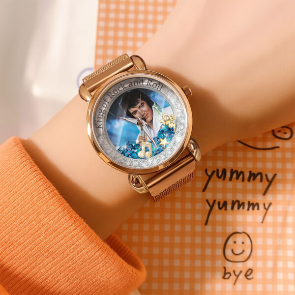 Elvis Presley Mesh Strap Quartz Watch - MAITM 10624