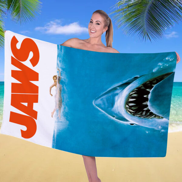 Jaws Rectangle Beach Towel - MAITM 10888