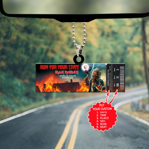 Personalized IRMA Custom Shape 2-sided Acrylic Car Ornament - MAITM 10819