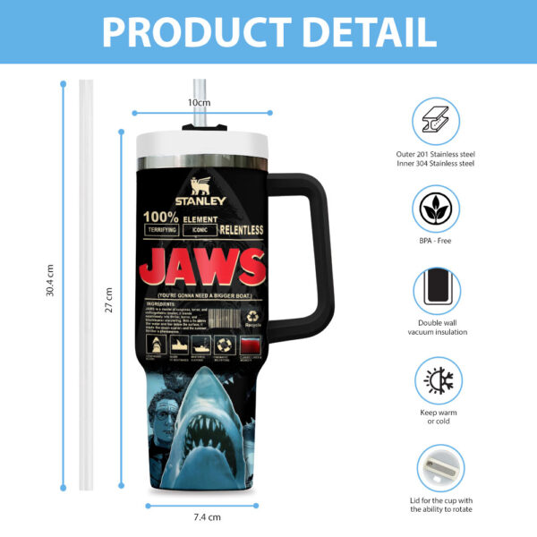 Jaws 40oz Stanley Tumbler - MAITM 10832