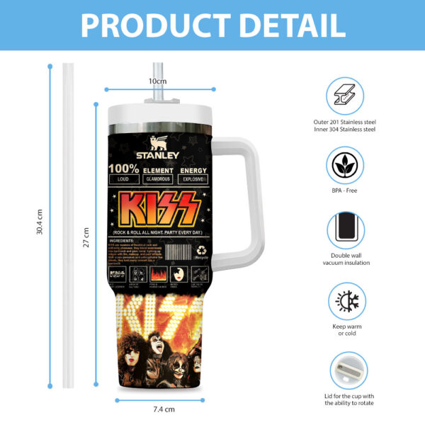 Kiss Band 40oz Stanley Tumbler - MAITM 10691