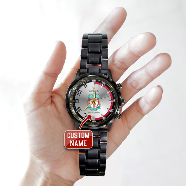 Personalized Liverpool FC x Rolex Black Stainless Steel Watch - MAITM 10612
