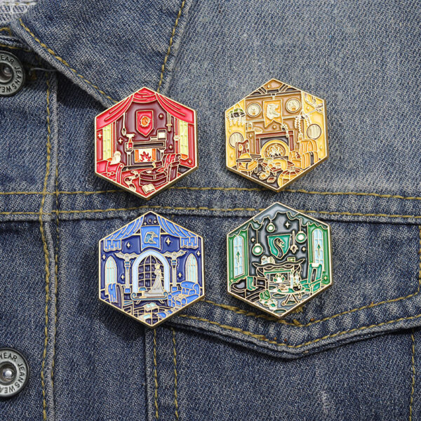 4PCS Harry Potter House Enamel Pins Set – TANTN DROP001