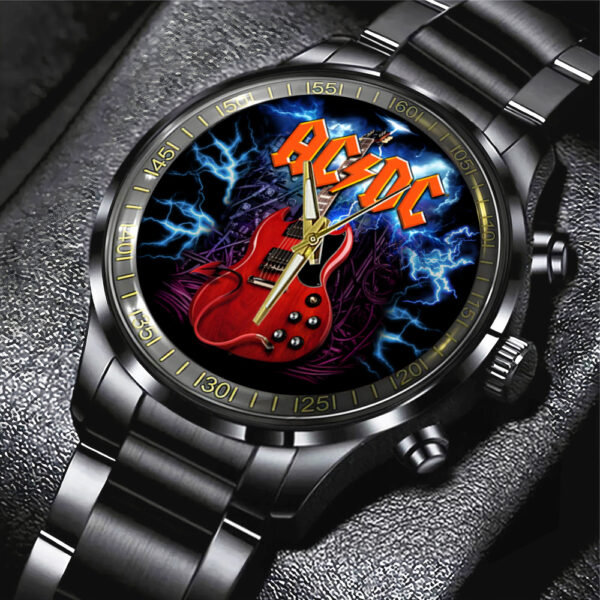 Rock Music Black Stainless Steel Watch - TANTN 12284