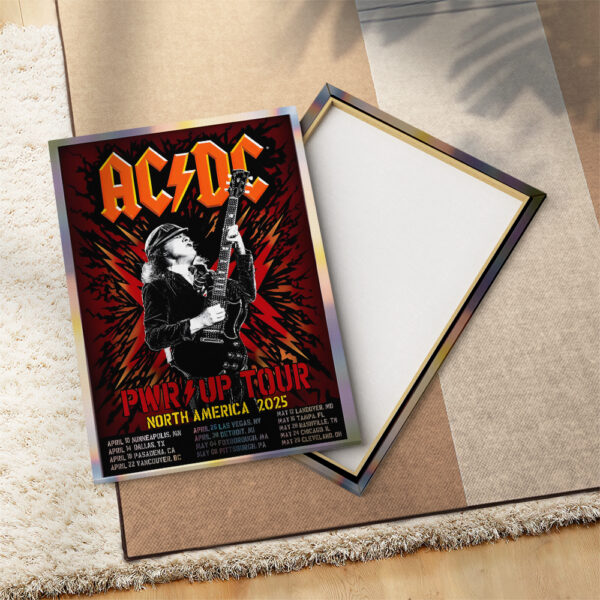 Rock Music Rectangle Canvas With Inner Frame - MAITM 10688