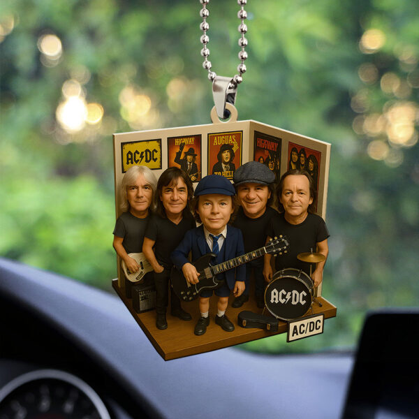 Rock Music Custom Shape 1-sided Acrylic Car Ornament - GNE NEW170