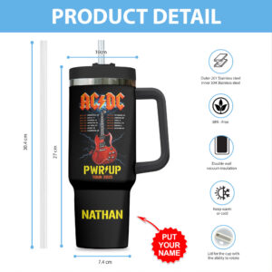 Personalized Rock Music 40oz Stanley Tumbler - HOATT 9970