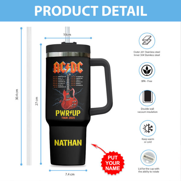Personalized Rock Music 40oz Stanley Tumbler - HOATT 9970